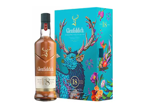 南阳格兰菲迪回收格兰菲迪18年700ml春节礼盒装Glenfiddich苏格兰威士忌