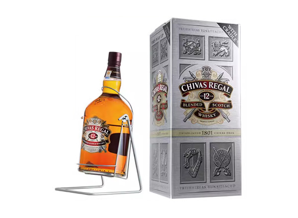 南阳芝华士12年威士忌回收4500ml 9斤装4.5L进口Chivas Regal洋酒礼盒行情价格