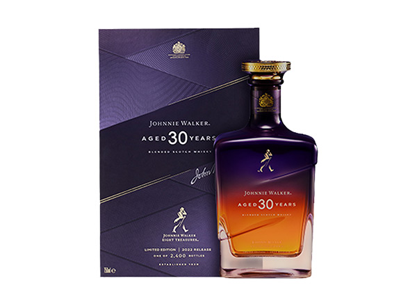 南阳Johnnie Walker尊尼获加30年回收尊尼获加威士忌紫金臻选750ml礼盒装洋酒收购约翰走路中国限量版行情价格
