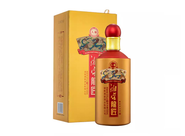 南阳回收湘窖龍匠人和酱香型白酒53度500ml礼盒湘窖酒龙匠人和收购