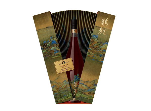 南阳鹤驻18年黄酒回收鹤驻新花雕18年珍藏版千里江山图行情价格